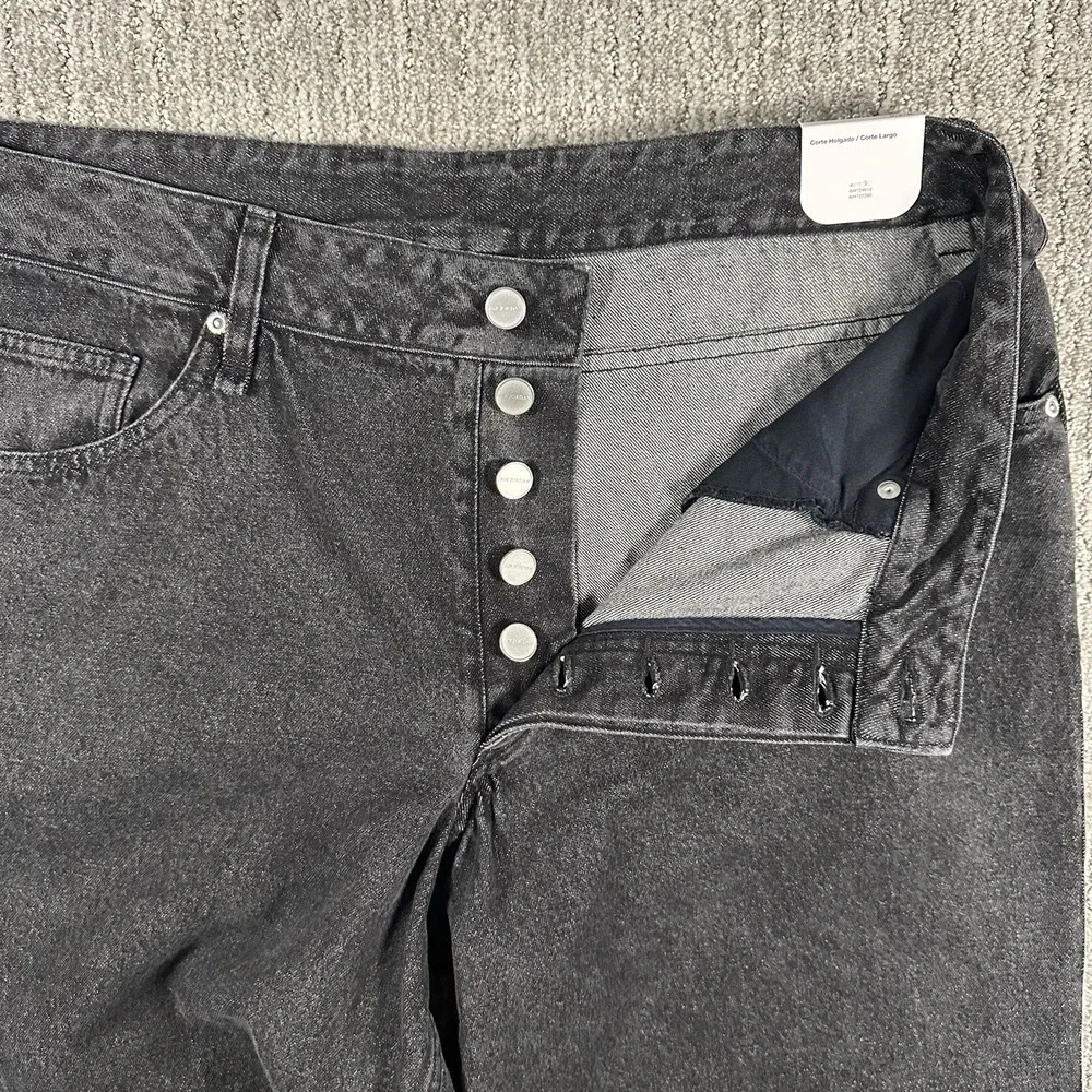 NIKE JORDAN DENIM PANTS SIZE 36 Loose Fit (HF9291 010) WASHED BLACK $120‎
